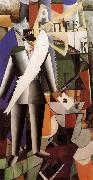 Kasimir Malevich An Englisher in Moscow Sweden oil painting artist